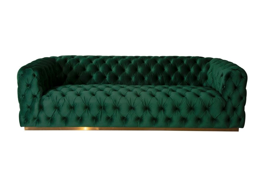 Трехместный диван Chester с металлическим основанием