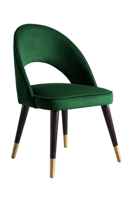 Зеленый стул в итальянском стиле 60х