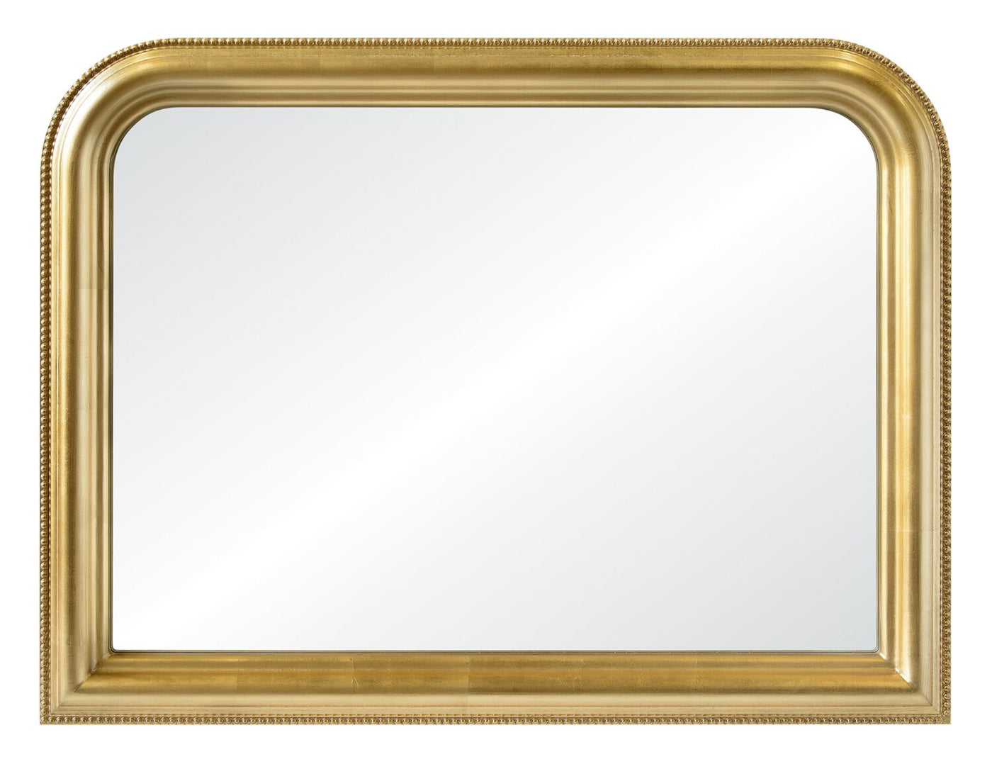 Золотое настенное зеркало в стиле 50х