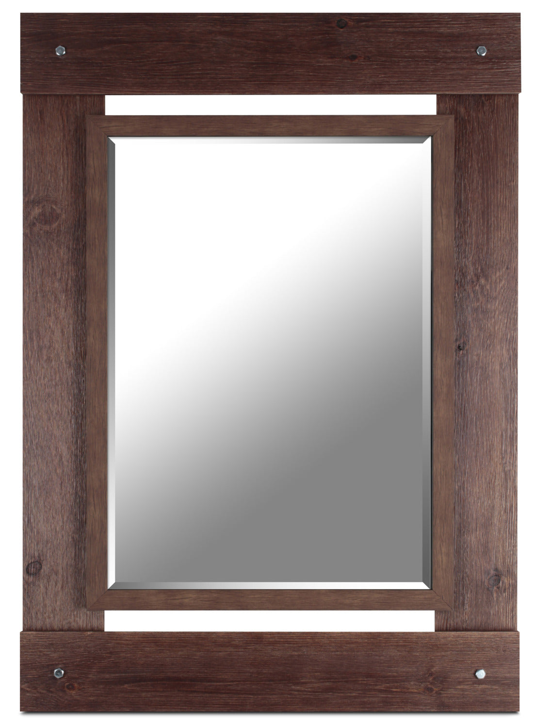 Прямоугольное настенное зеркало в стиле кантри