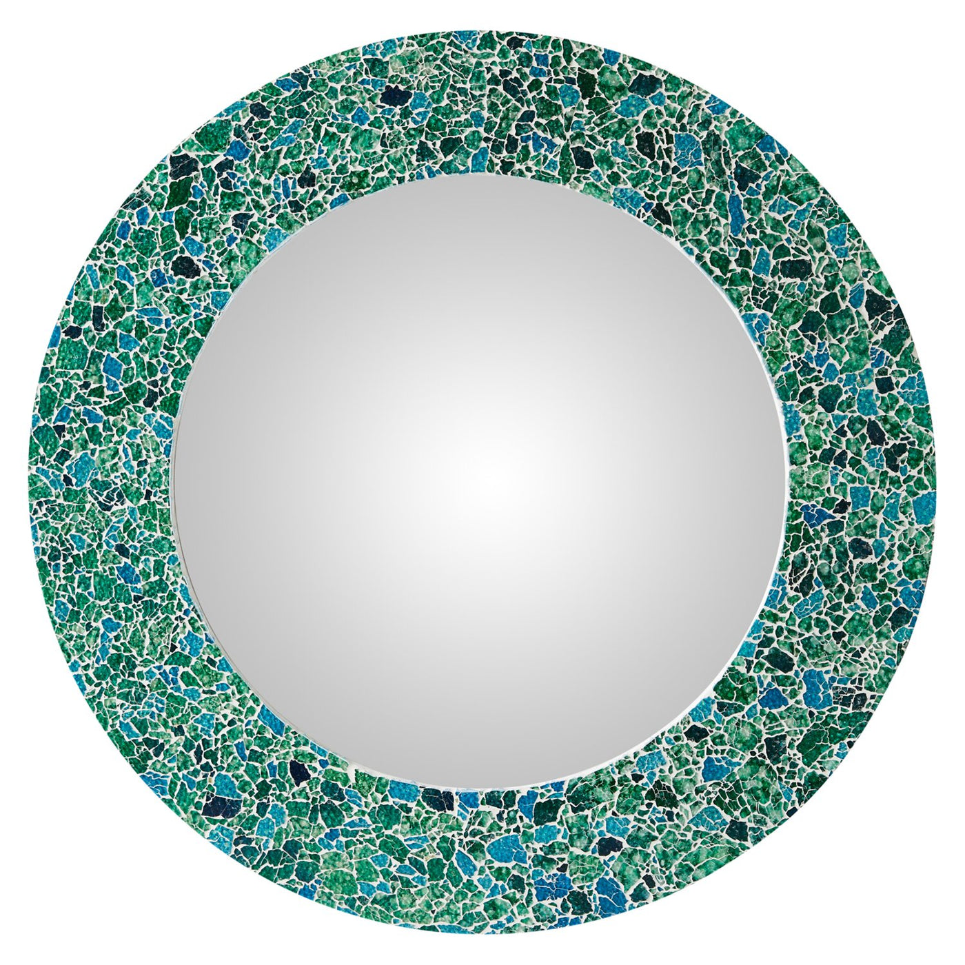 Мозаичное круглое зеркало
