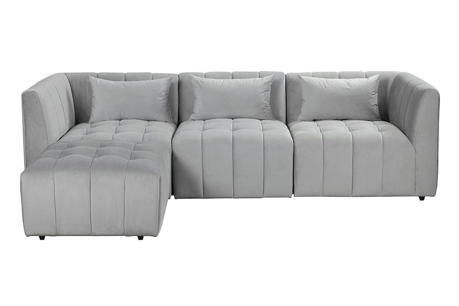 Трехместный угловой диван в современном стиле