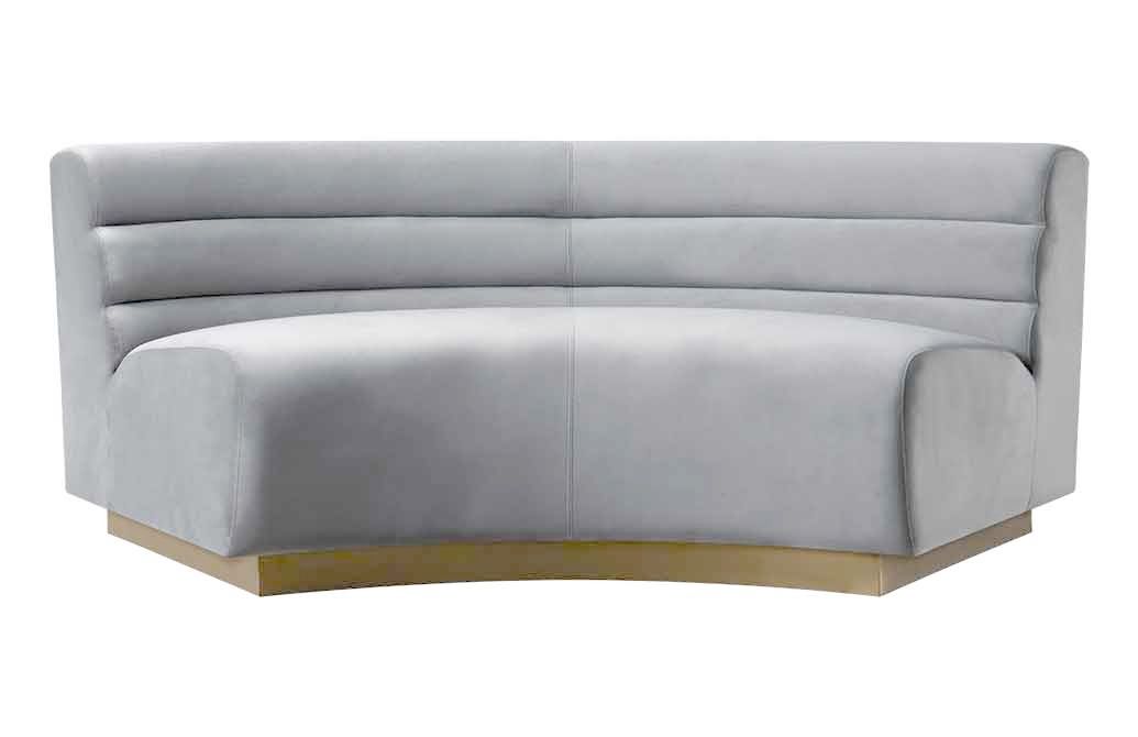 Секционный угловой диван в стиле 70х